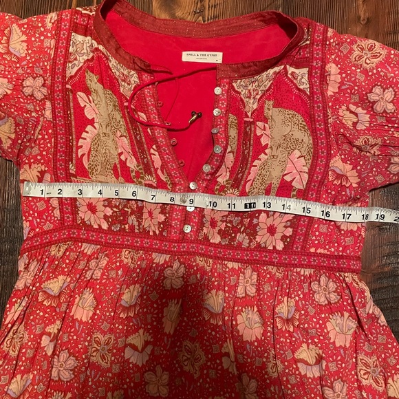 Spell x free people exclusive poinciana red gown - Picture 5 of 5